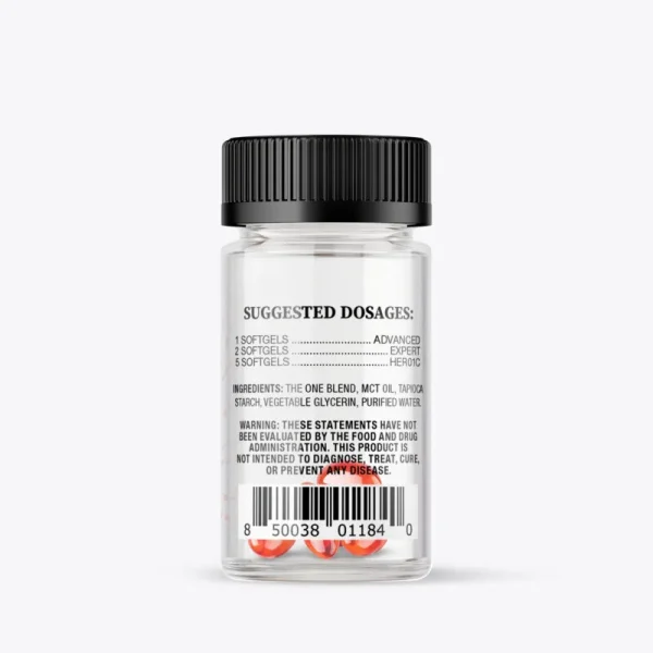 The One Softgels Microdoses Red - Image 2