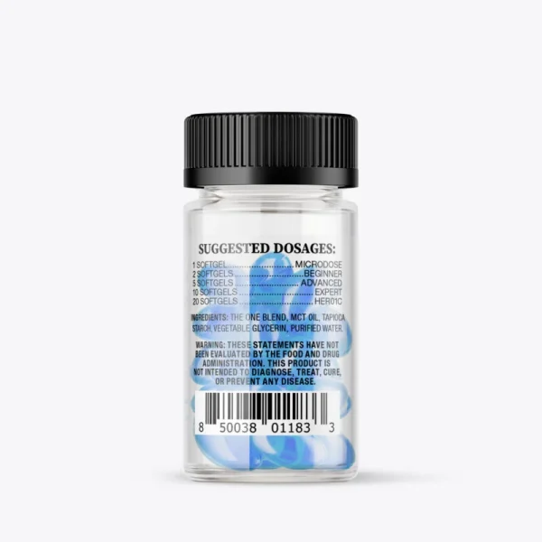 The One Blue Vegan Softgels - Image 2